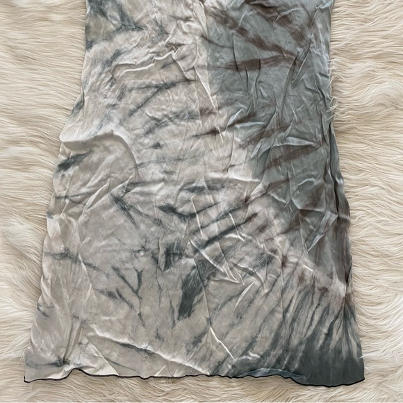 Hale Bob Black Crystal Beaded Embellished Sleeveless Silk Tunic Top Dress - Picture 9 of 12